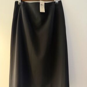 Ann Taylor Factory Classic Black Pencil Skirt